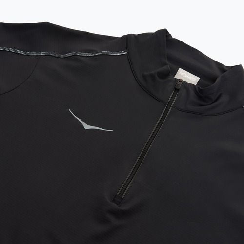 Чоловічий біговий світшот HOKA GlideTech Quarter Zip чорний