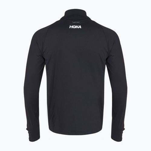 Чоловічий біговий світшот HOKA GlideTech Quarter Zip чорний