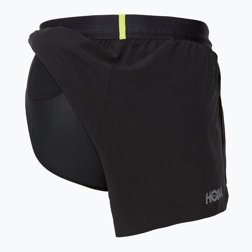 Шорти для бігу чоловічі HOKA Race Day Split black