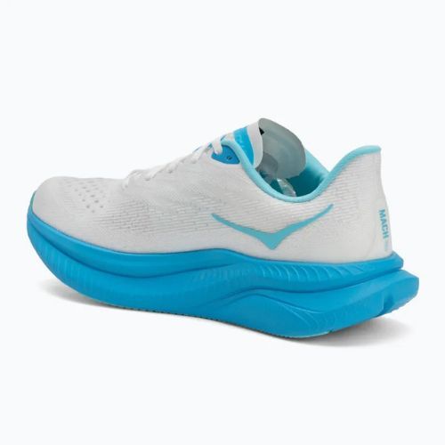 Чоловічі бігові кросівки HOKA Mach 6 white/skyward blue