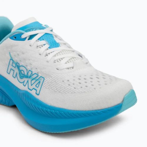 Чоловічі бігові кросівки HOKA Mach 6 white/skyward blue