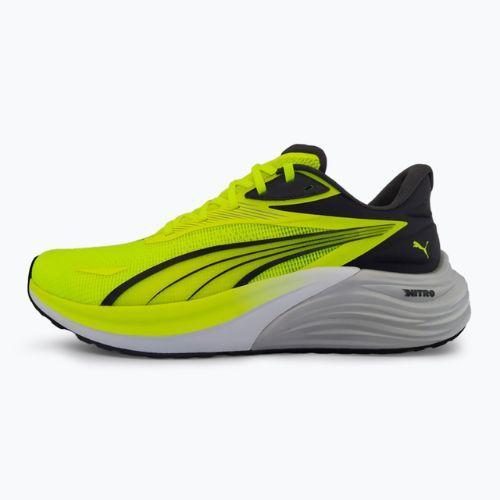 Кросівки для бігу чоловічі PUMA Electrify Nitro 4 yellow alert/feather gray/puma black