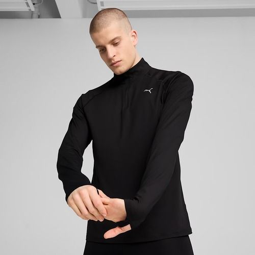 Кофта для бігу чоловіча PUMA Run Velocity Cloudspun 1/4 Zip puma black