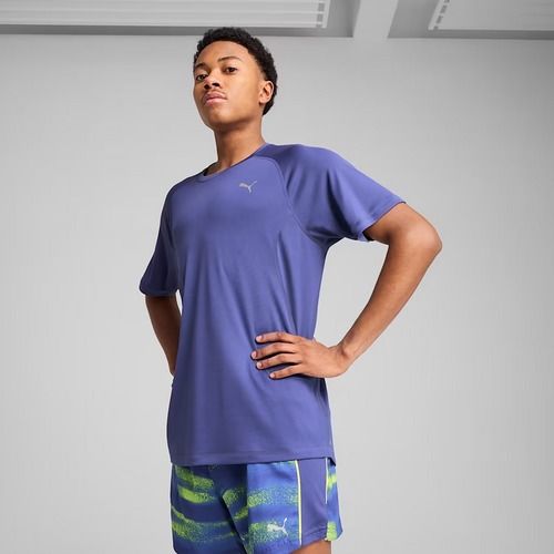 Футболка для бігу чоловіча PUMA Run Velocity Tee Poly blue crystal