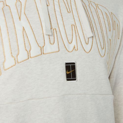 Кофта тенісна чоловіча Nike Court Dri-Fit Heritage Hoodie light orewood brown / pale ivory