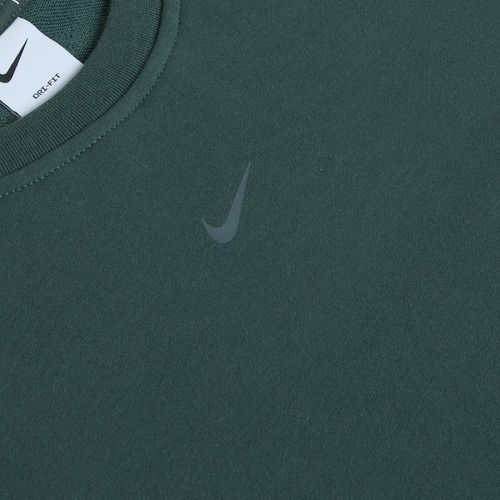 Жіночий світшот Nike Dri-FIT One Crew Neck French Terry жіночий вінтажний зелений/чорний
