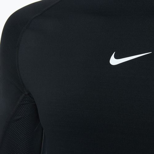 Чоловічий тренувальний лонгслів Nike Pro Warm LS чорний/білий