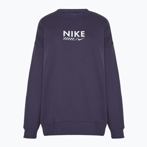 Кофта жіноча Nike Sportswear Oversized Crew-Neck dark raisin