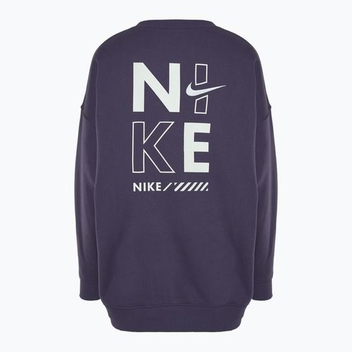 Кофта жіноча Nike Sportswear Oversized Crew-Neck dark raisin