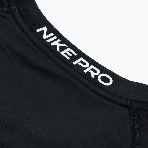 Чоловіча тренувальна футболка Nike Pro Dri-FIT Slim SS чорна/біла