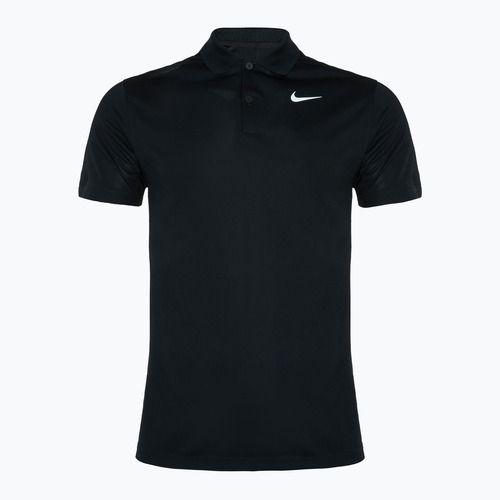 Чоловіча тенісна футболка Nike Court Dri-Fit чорна/біла