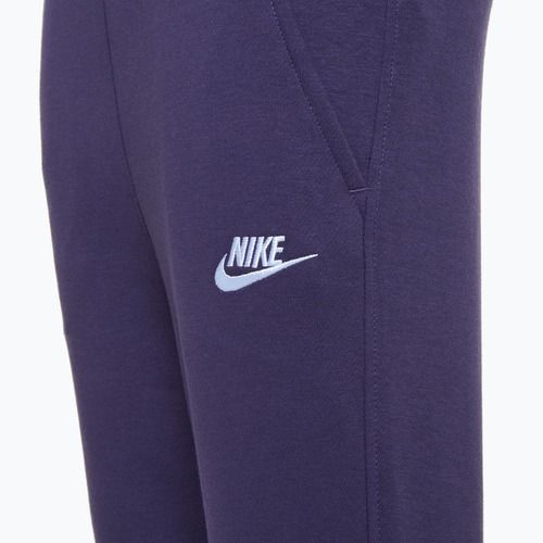 Штани дитячі Nike Sportswear Club Fleece dark raisin / dark raisin / white