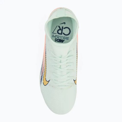 Кросівки футбольні дитячі Nike Superfly 10 Club Mercurial Dream Speed FG/MG Jr barely green/crimson pulse/metallic gold coin