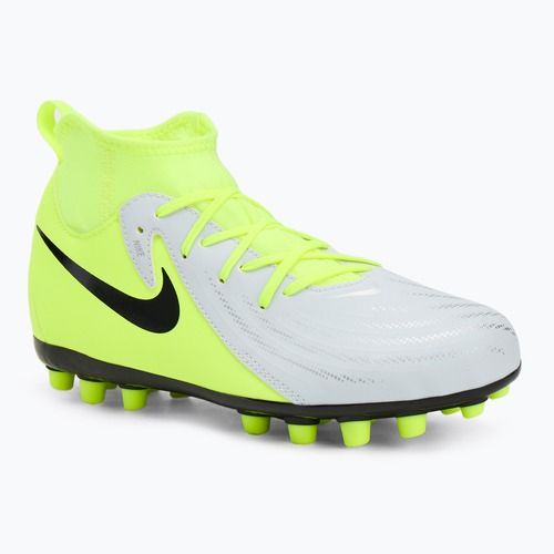 Кросівки футбольні дитячі Nike Phantom Luna 2 Academy AG Jr metallic silver/black/volt