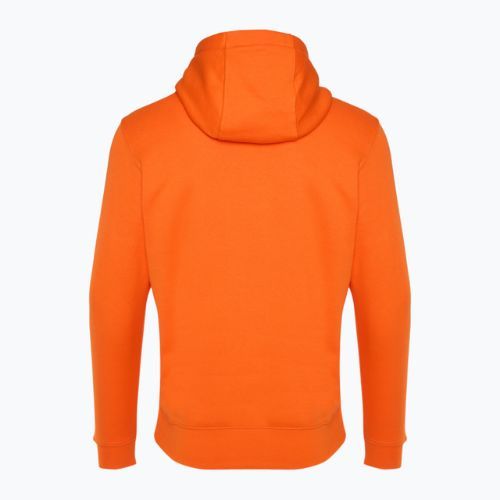 Кофта чоловіча Nike Sportswear Club Fleece Hoodie safety orange/ safety orange/ white