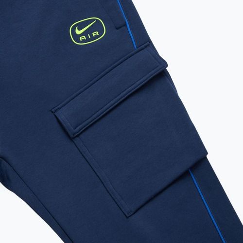 Штани чоловічі Nike Air Fleece Cargo midnight navy/ volt