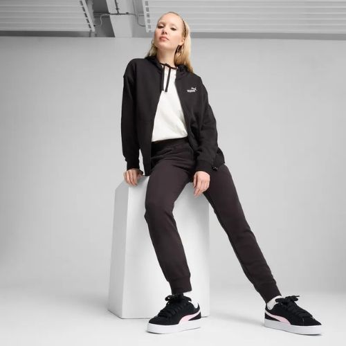 Жіночий світшот PUMA ESS Small No.1 Logo Comfort Full-Zip puma чорний