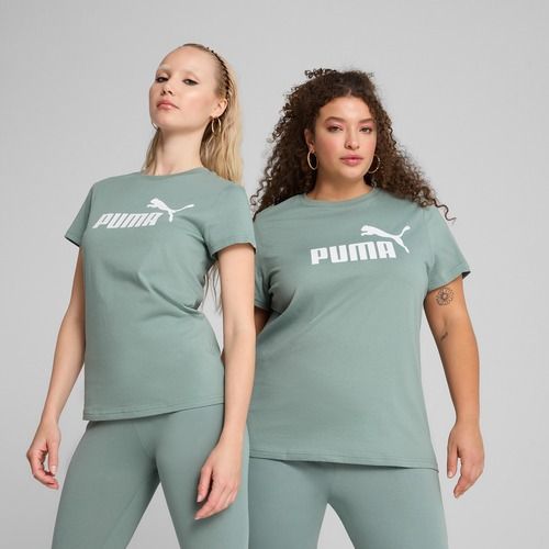 Футболка жіноча PUMA ESS No. 1 Logo Tee green moon