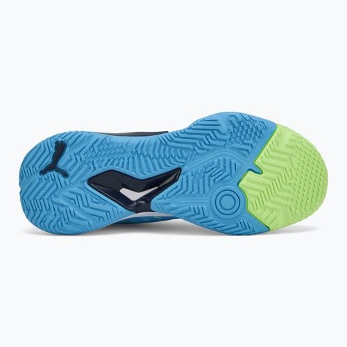Кросівки спортивні для приміщень чоловічі PUMA Solarstrike III luminous blue/club navy/fizzy apple