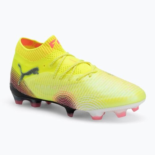 Кросівки футбольні чоловічі PUMA Future 8 Ultimate FG yellow alert/puma black/sun struck