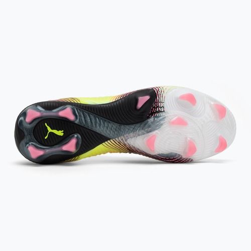 Кросівки футбольні чоловічі PUMA Future 8 Ultimate FG yellow alert/puma black/sun struck