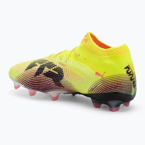 Кросівки футбольні чоловічі PUMA Future 8 Ultimate FG yellow alert/puma black/sun struck