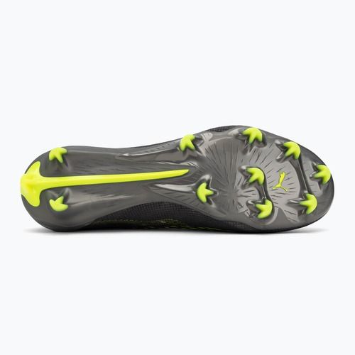 Кросівки футбольні чоловічі PUMA Ultra 5 Ultimate FG matte aged silver/yellow alert/sun struck