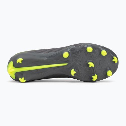 Кросівки футбольні дитячі PUMA Ultra 5 Pro FG/AG Jr matte aged silver/yellow alert/sun struck