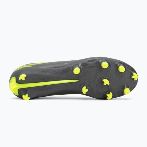 Кросівки футбольні PUMA Ultra 5 Play FG/AG matte aged silver/yellow alert/puma aged silver