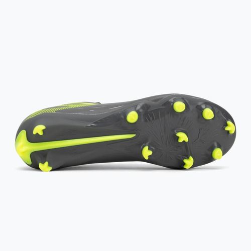 Кросівки футбольні дитячі PUMA Ultra 5 Play FG/AG Jr matte aged silver/yellow alert/puma aged silver