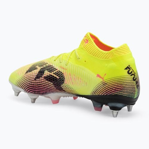 Кросівки футбольні чоловічі PUMA Future 8 Ultimate MxSG yellow alert/puma black/sun struck