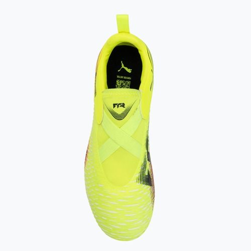 Кросівки футбольні дитячі PUMA Future 8 Match LL FG/AG yellow alert/ puma black/ sun struck