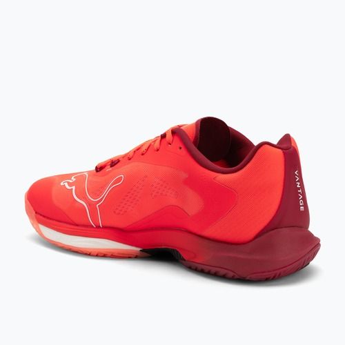 Кросівки гандбольні PUMA Vantage Nitro glowing red / puma white / dark crimson / puma black