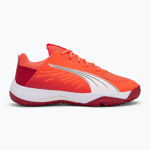 Кросівки гандбольні дитячі PUMA Accelerate Jr glowing red/white/dark crimson/black