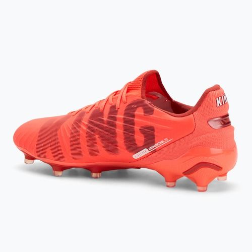 Кросівки футбольні чоловічі PUMA King Ultimate FG/AG glowing red/puma white/red fire