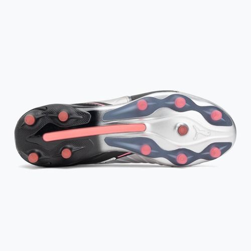 Кросівки футбольні чоловічі PUMA King Ultimate FG/AG puma silver/puma black/sun struck/puma white