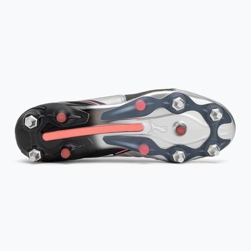 Кросівки футбольні чоловічі PUMA King Ultimate MxSG puma silver/puma black/sun struck/puma white