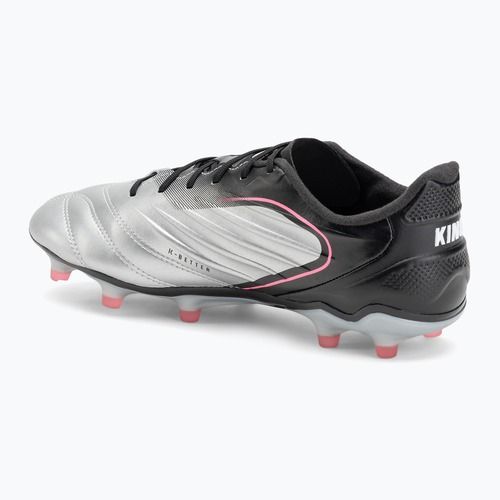 Кросівки футбольні чоловічі PUMA King Pro FG/AG puma silver/puma black/sun struck/puma white