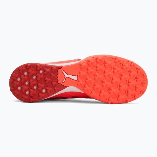 Кросівки футбольні чоловічі PUMA King Match TT glowing red/ puma white/ red fire