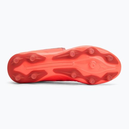 Кросівки футбольні чоловічі PUMA King Match FG/AG glowing red/puma white/red fire