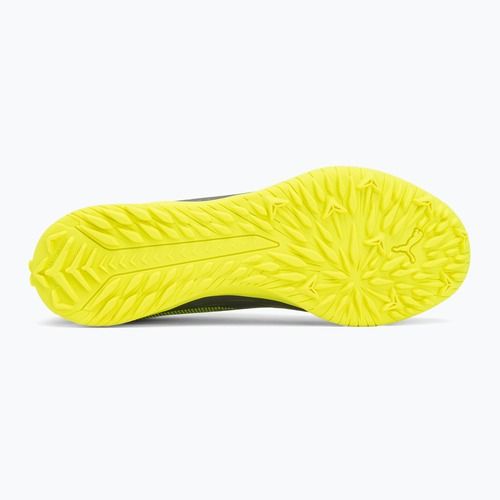Кросівки футбольні чоловічі PUMA Ultra 5 Play TT matte aged silver/yellow alert/puma aged silver