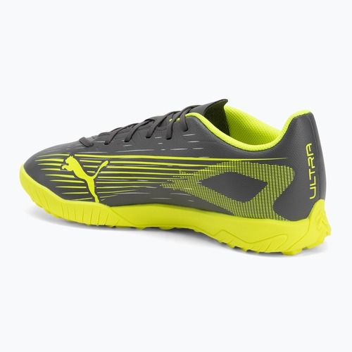 Кросівки футбольні чоловічі PUMA Ultra 5 Play TT matte aged silver/yellow alert/puma aged silver