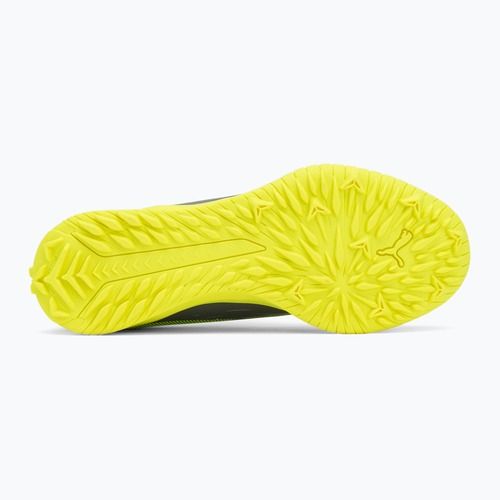 Кросівки футбольні дитячі PUMA Ultra 5 Play TT Jr matte aged silver/yellow alert/puma aged silver