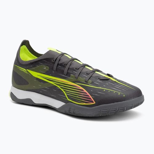 Чоловічі футбольні бутси PUMA Ultra 5 Match It матові зістарені сріблясті/жовті алерт/пума зістарені сріблясті