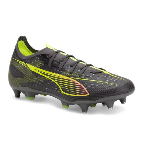 Чоловічі футбольні бутси PUMA Ultra 5 Match MxSG матові зістарені / жовті попереджувальні / пума зістарені сріблясті