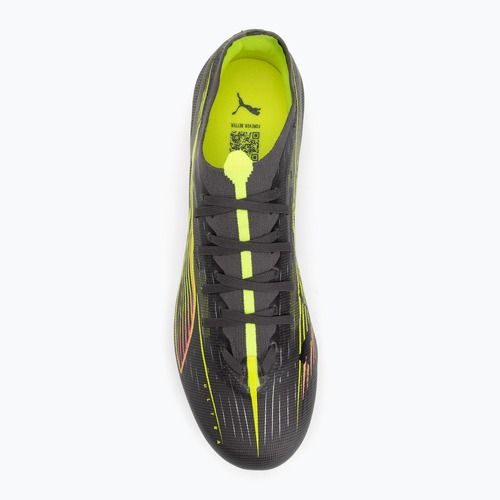 Чоловічі футбольні бутси PUMA Ultra 5 Match MxSG матові зістарені / жовті попереджувальні / пума зістарені сріблясті