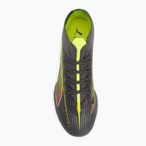 Футбольні бутси PUMA Ultra 5 Match+ TT матові зістарені сріблясті / жовті алерт / пума зістарені сріблясті