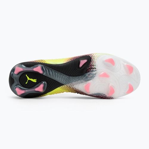 Кросівки футбольні чоловічі PUMA Future 8 Ultimate Low FG yellow alert/puma black/sun struck