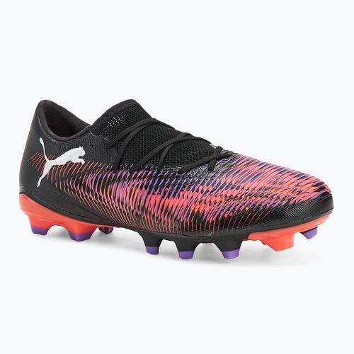 Кросівки футбольні чоловічі PUMA Future 8 Match Low FG/AG puma black/ puma white/ glowing red