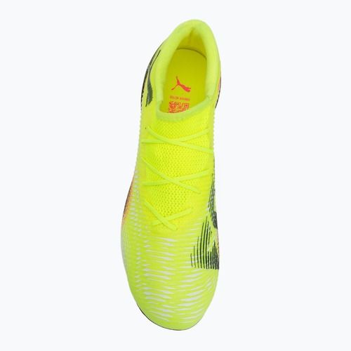 Кросівки футбольні чоловічі PUMA Future 8 Match Low FG/AG yellow alert/ puma black/ sun struck